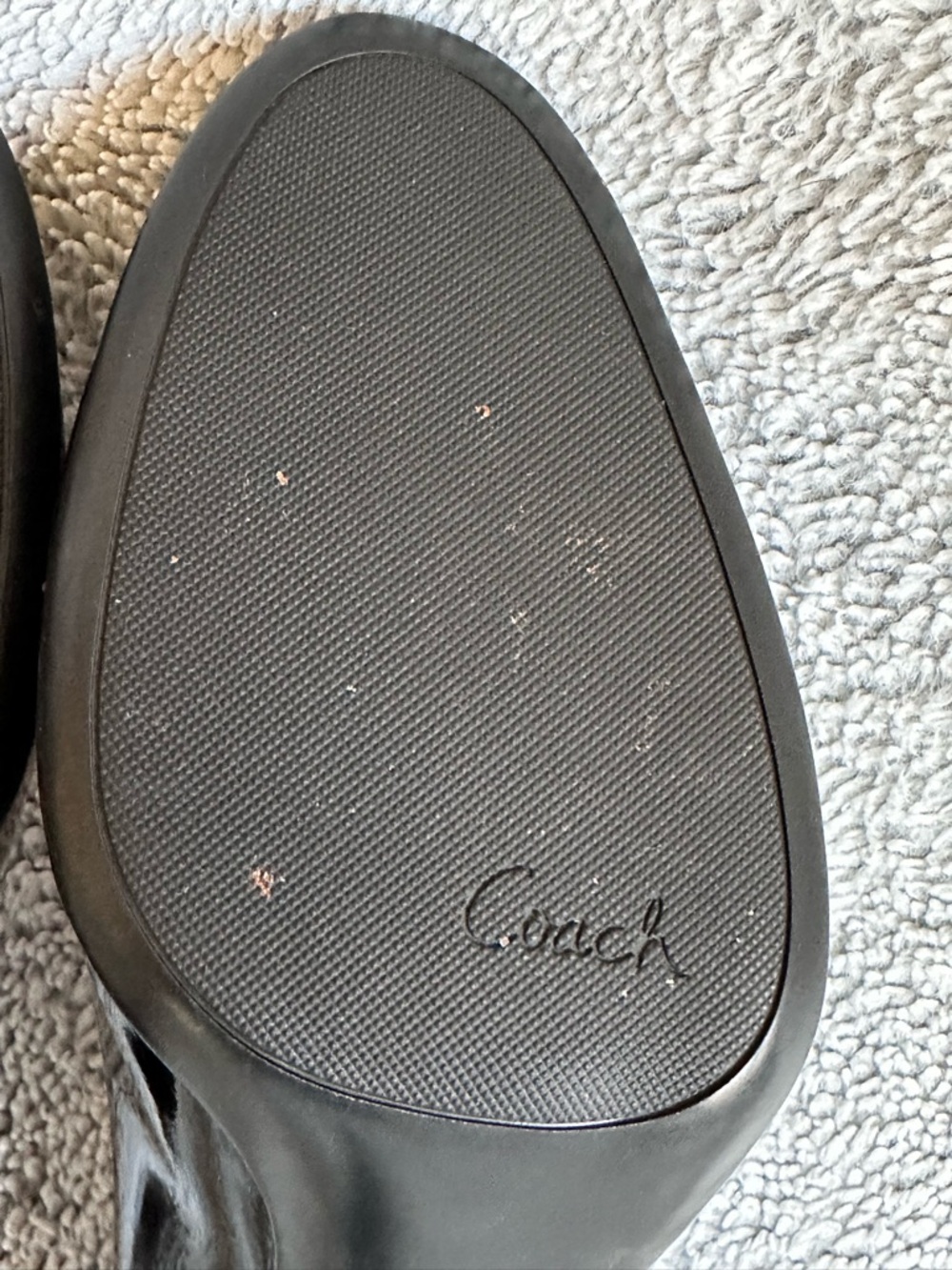 Coach Salma Black Patent Leather Pumps Heels Sz 9.5 - Picture 10 of 15